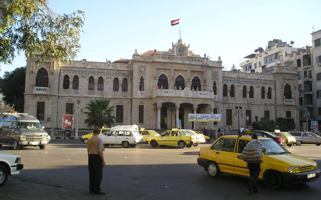 Taxichauffeur in Damascus